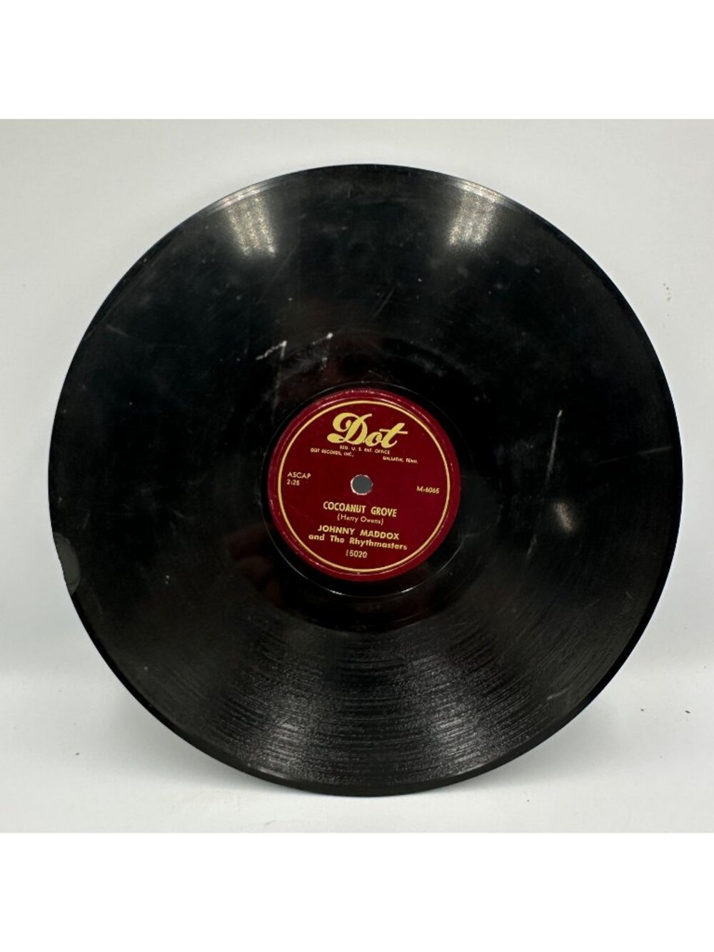 Johnny Maddox And The Rhythmasters Coconut Grove / Little Grass Shack 78 RPM Dot